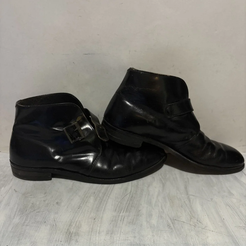 Boot And Shoe Union Classic Safety Boot Buckle Black 9 1/2E Work Boots